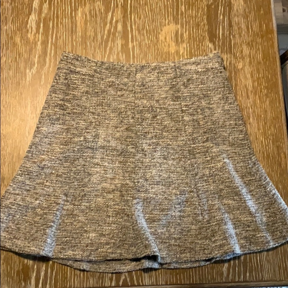 Ann Taylor Boucle Fluted Pencil Skirt